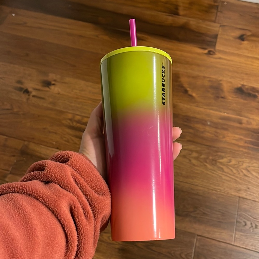 Starbucks ombre tumbler 2022